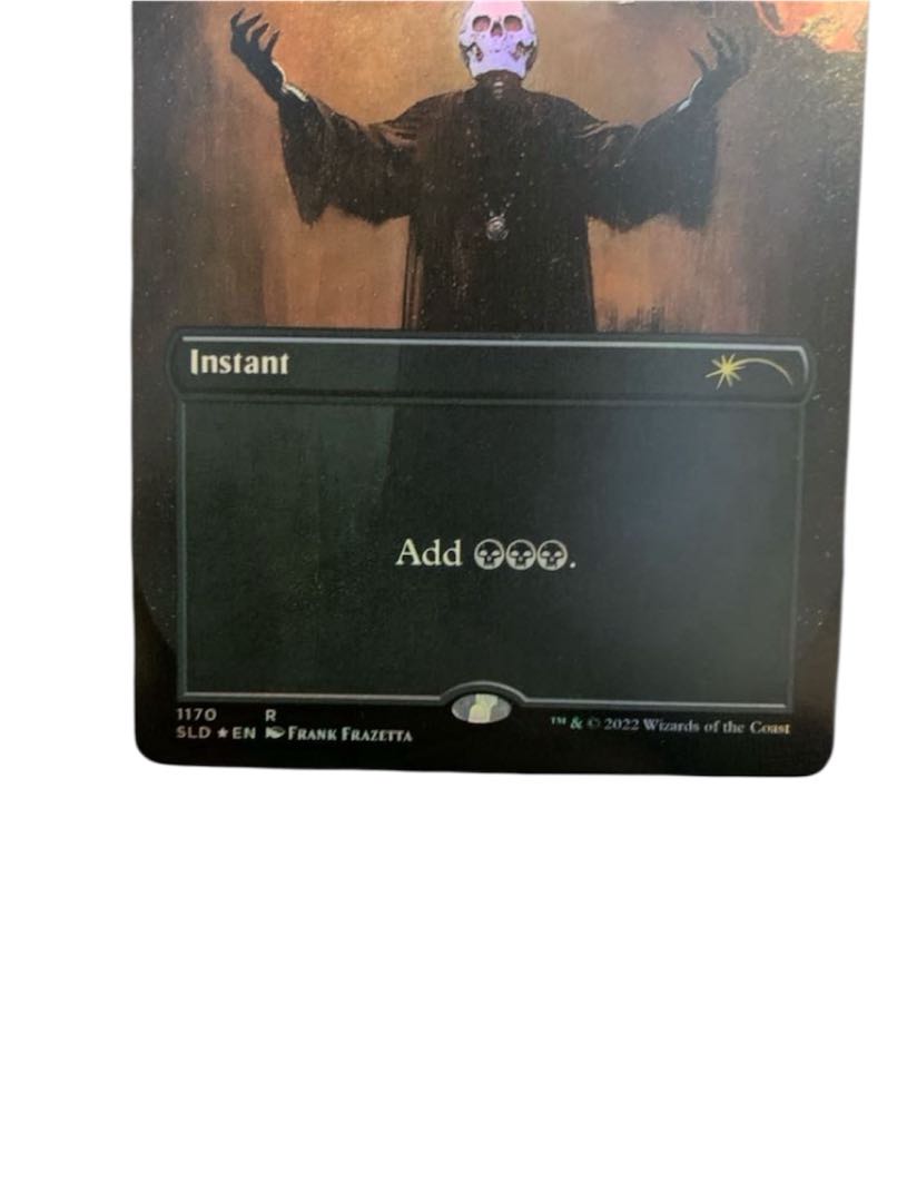 mtg Secret Lair Frank Frazetta 暗黒の儀式　ff ショーケース フォイル FOIL  1枚