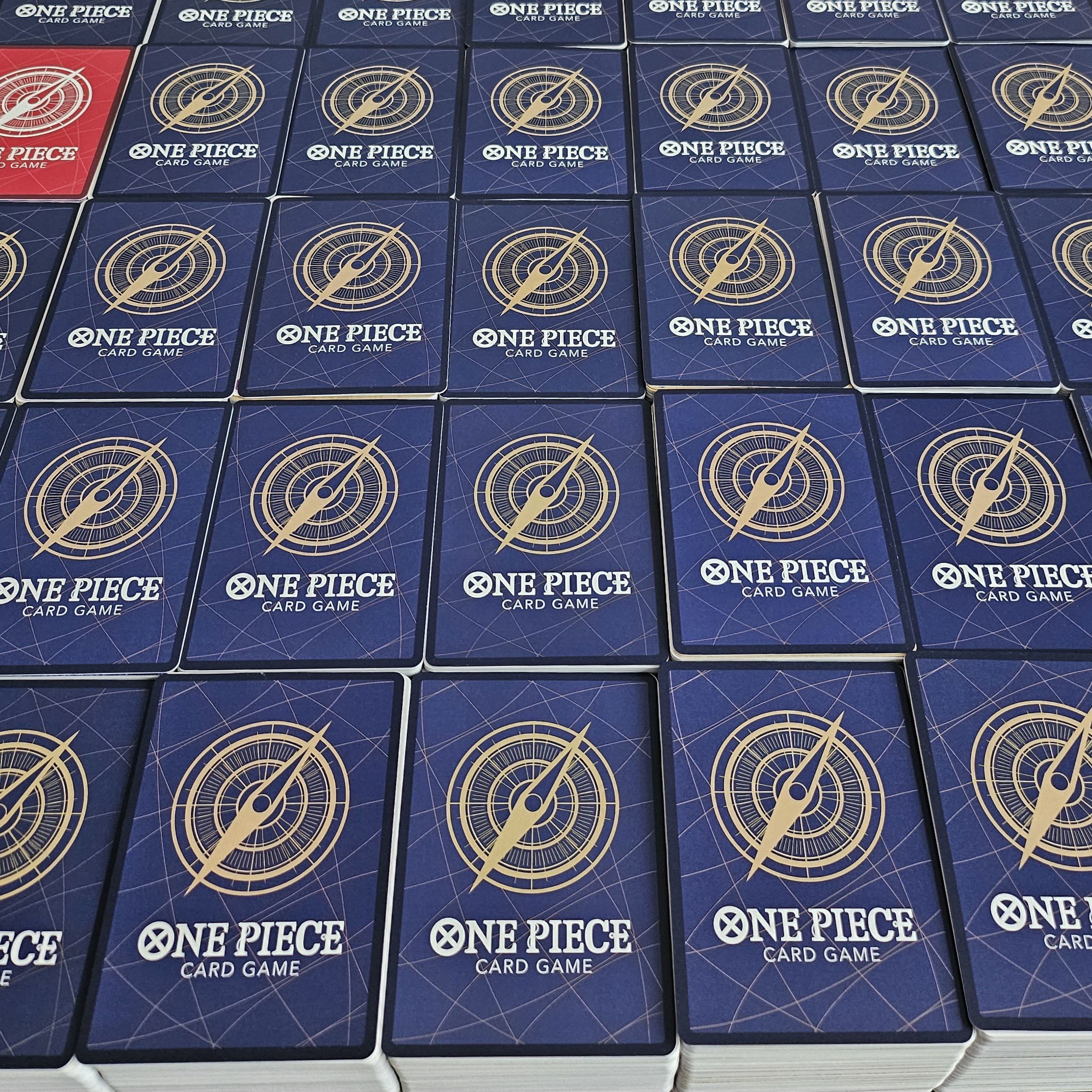 One Piece card, unsorted, large quantity, bulk sale, 1 box, approx. 20kg