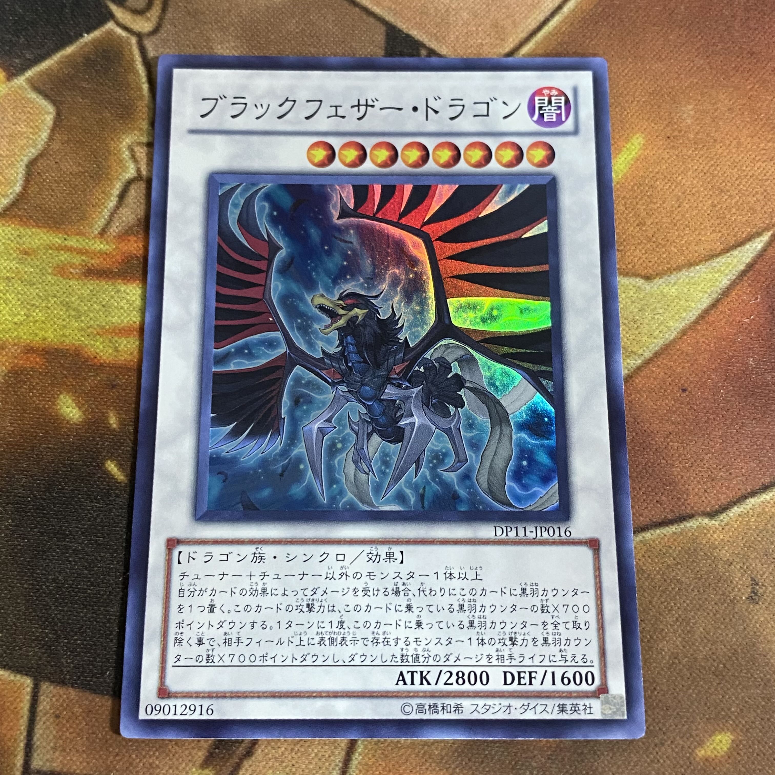 遊戯王　ブラックフェザードラゴン　DP11スーパー