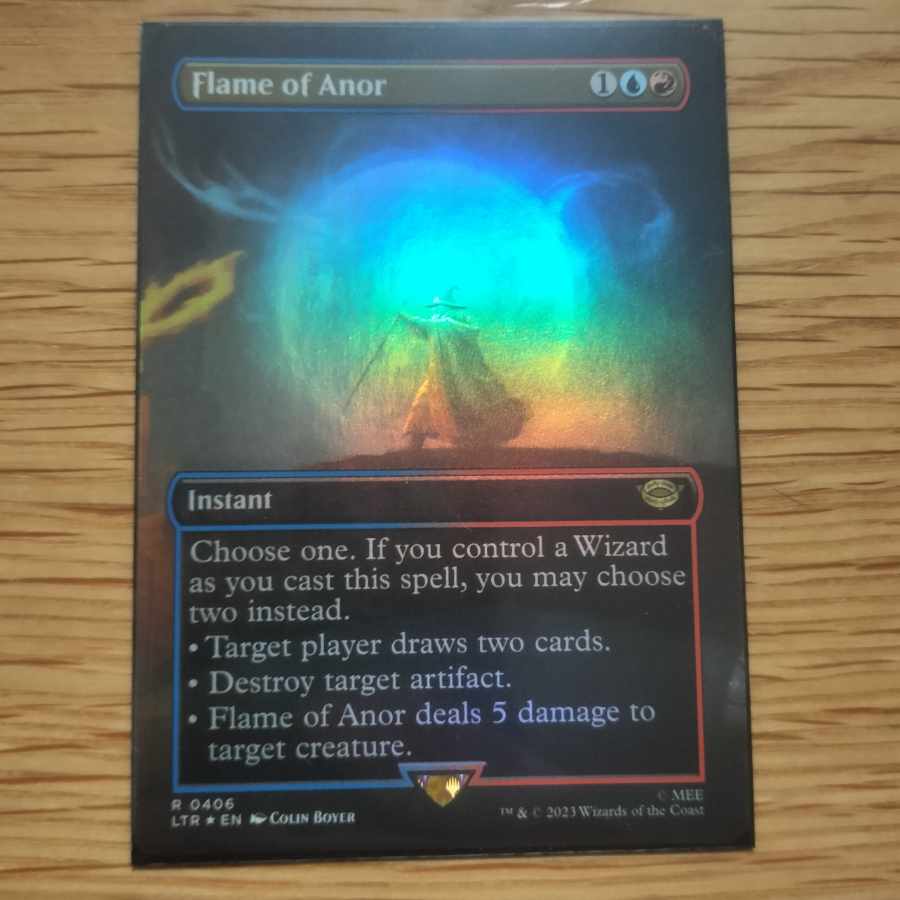 Flame of Anor English extended foil 1枚