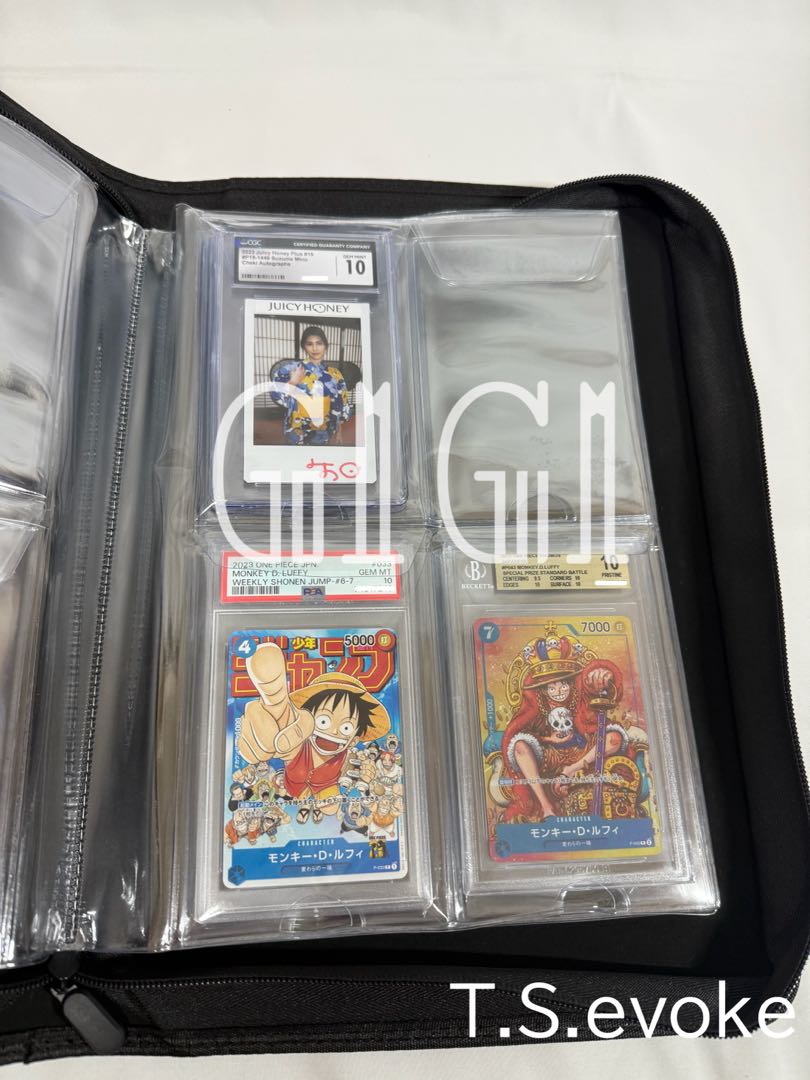 G1G1" PSA/BGS/CGC appraisal card storage file (storage box, deck holder), black, 40 cards