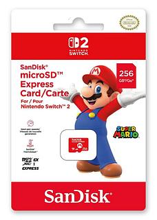 SanDisk microSD Express Card 256GB for Nintendo Switch 2