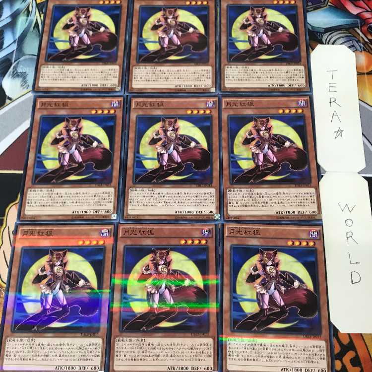 月光紅狐 5 ノーマルパラレル 9枚セット てら