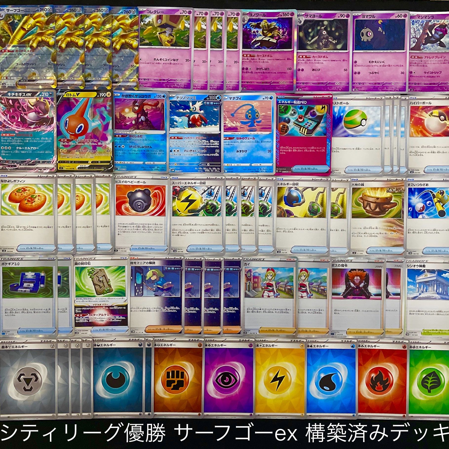 ポケカ】 No.645 シティリーグ優勝 サーフゴーex ロトムV ポケカ】 No.645 シティリーグ優勝 サーフゴーex ロトムV