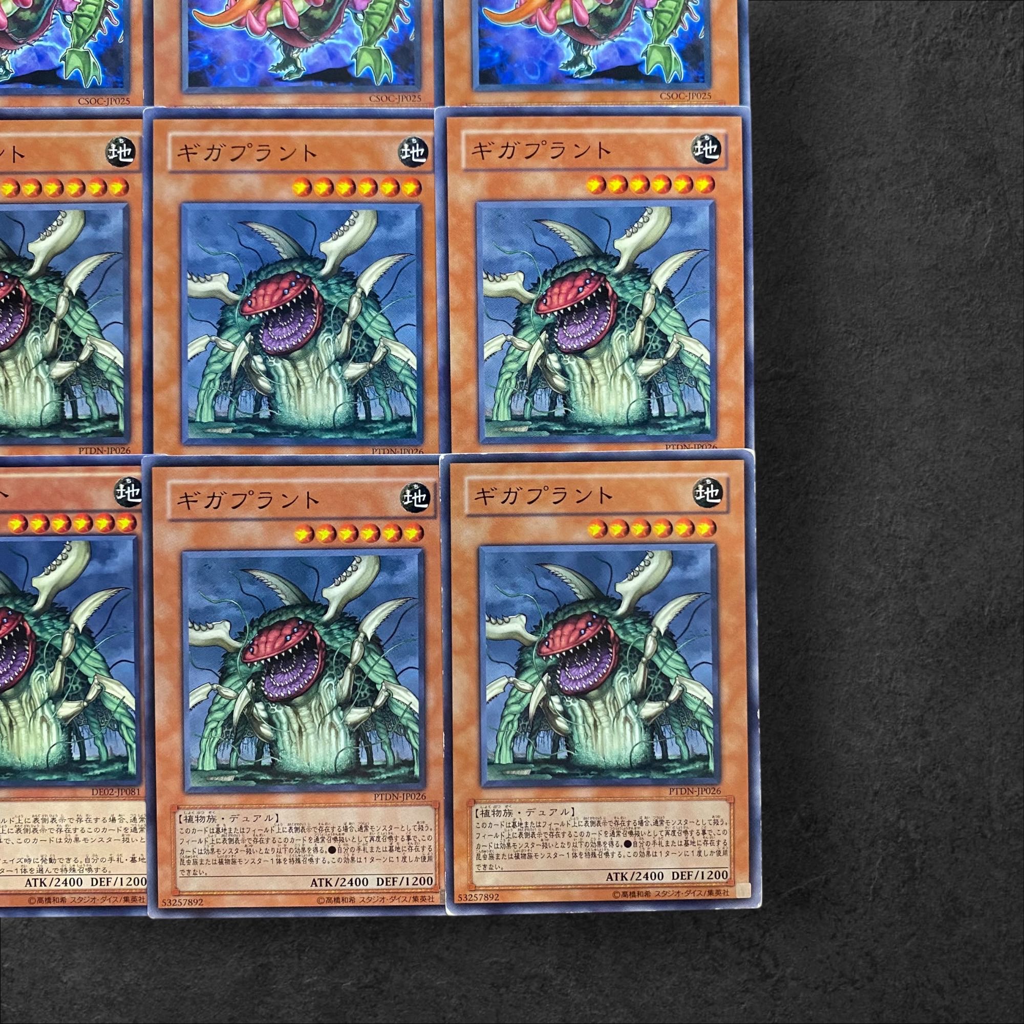 5981【遊戯王】ギガント・セファロタス3枚 ギガプラント6枚 計9 5981【遊戯王】ギガント・セファロタス3枚 ギガプラント6枚 計9