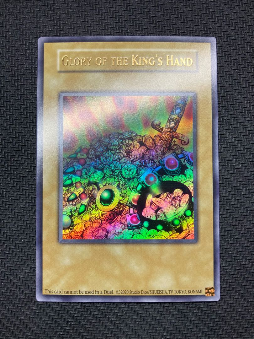 Semi-Beautiful, English Kingdom Set] Sailing to the Kingdom Glory of the King's Right Hand Yu-Gi-Oh Cards