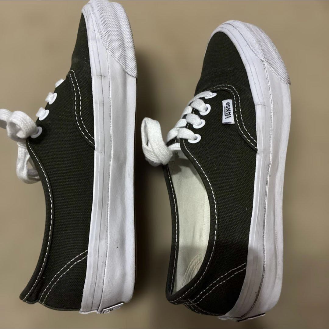 VANS ヴァンズ オリーブ スニーカー 23.0cm 23cm