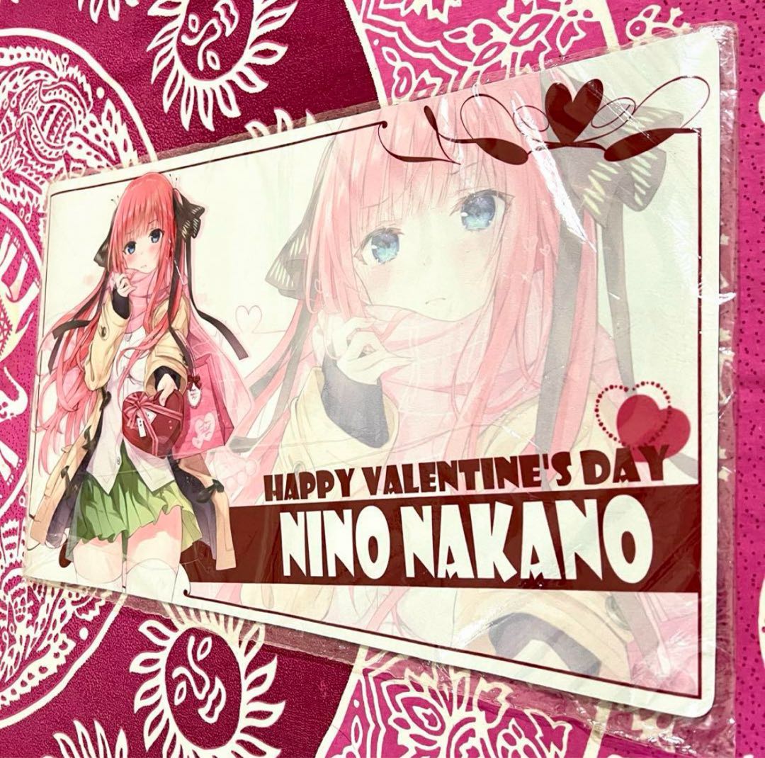 The Bride of the Fifth Estate Futano Nakano Valentine's Day Chocolate Sampan Playmat