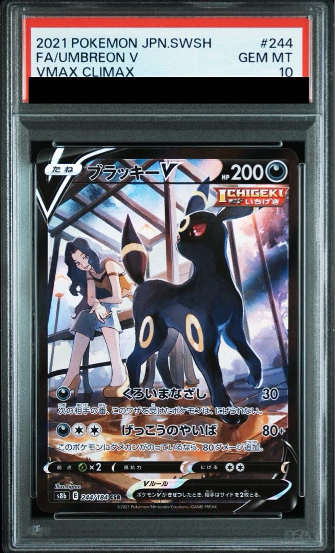 【PSA10】ブラッキーV CSR 244/184 1枚