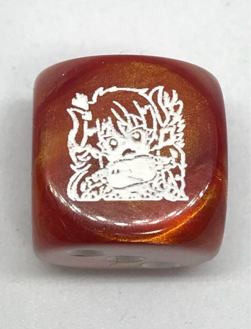 [EVENDO Limited] Niji-sanji Dora Dice 6-sided Dice Orange