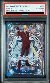 実直拳骨パラレル、サンジSP PSA10】サンジ(パラレル) SP OP06-119の通販 magi公式アカウント