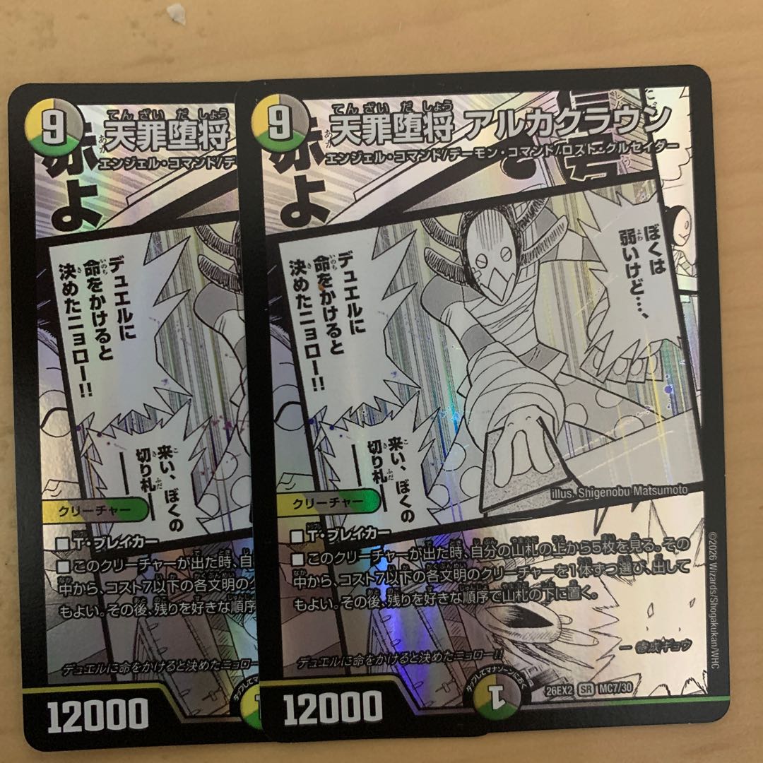 Heaven's Crime: Fallen General Arka Crown SR MC7/30 2枚