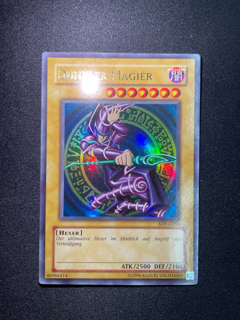 遊戯王 ブラック・マジシャン ブラックマジシャン Dark Magician EU ドイツ SDY-G005 ウルトラ