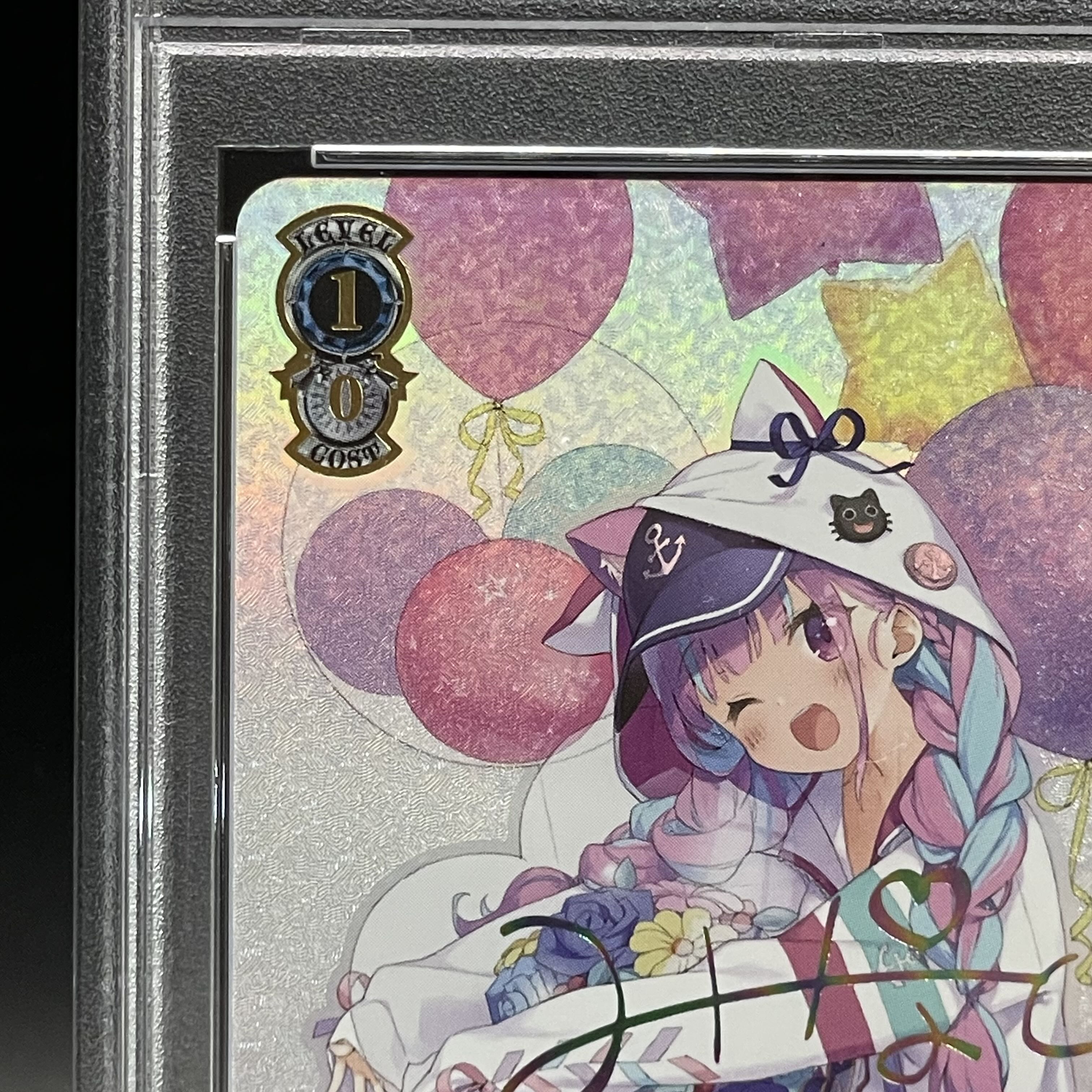 【PSA10】パステルラッパー 湊あくあ(サイン入り) SSP HOL/W104-119SSP