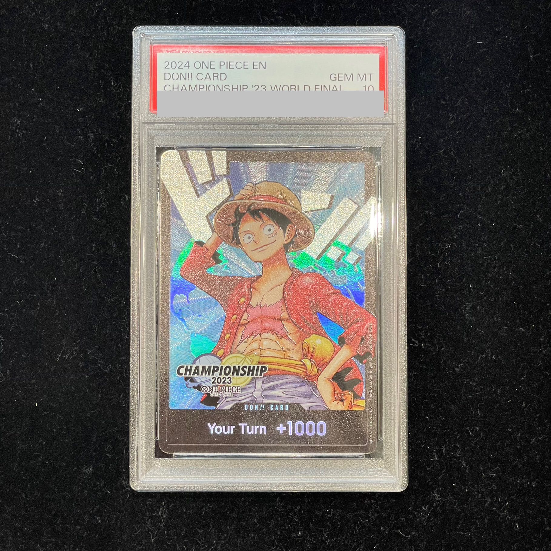 PSA10 ワンピース ドンカード csルフィ チャンピオンシップ2023 PSA10】ドンカード (モンキー・D・ルフィ) 日本語版