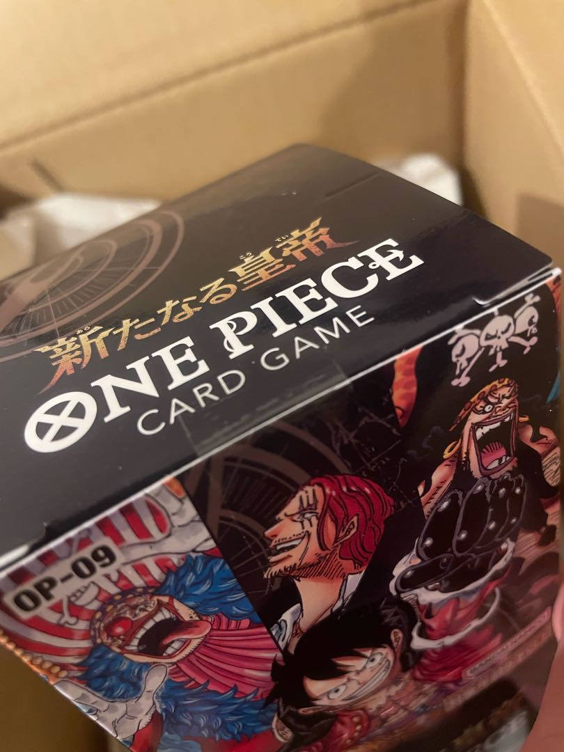 新たなる皇帝　OP-09 10box テープ付き ONE PIECE ワンピース 新たなる皇帝 OP-09 BOX 24パック入