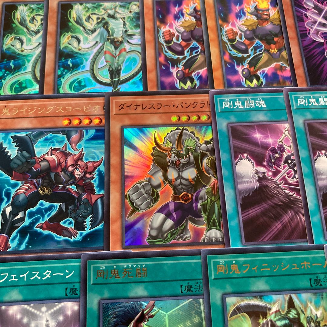 Yu-Gi-Oh Tsuyoki Deck Gouki Suprex The Tyrant Ogre The Great Ogre Finish Hold Gouki Cage Match Gouki Re-Match 1枚