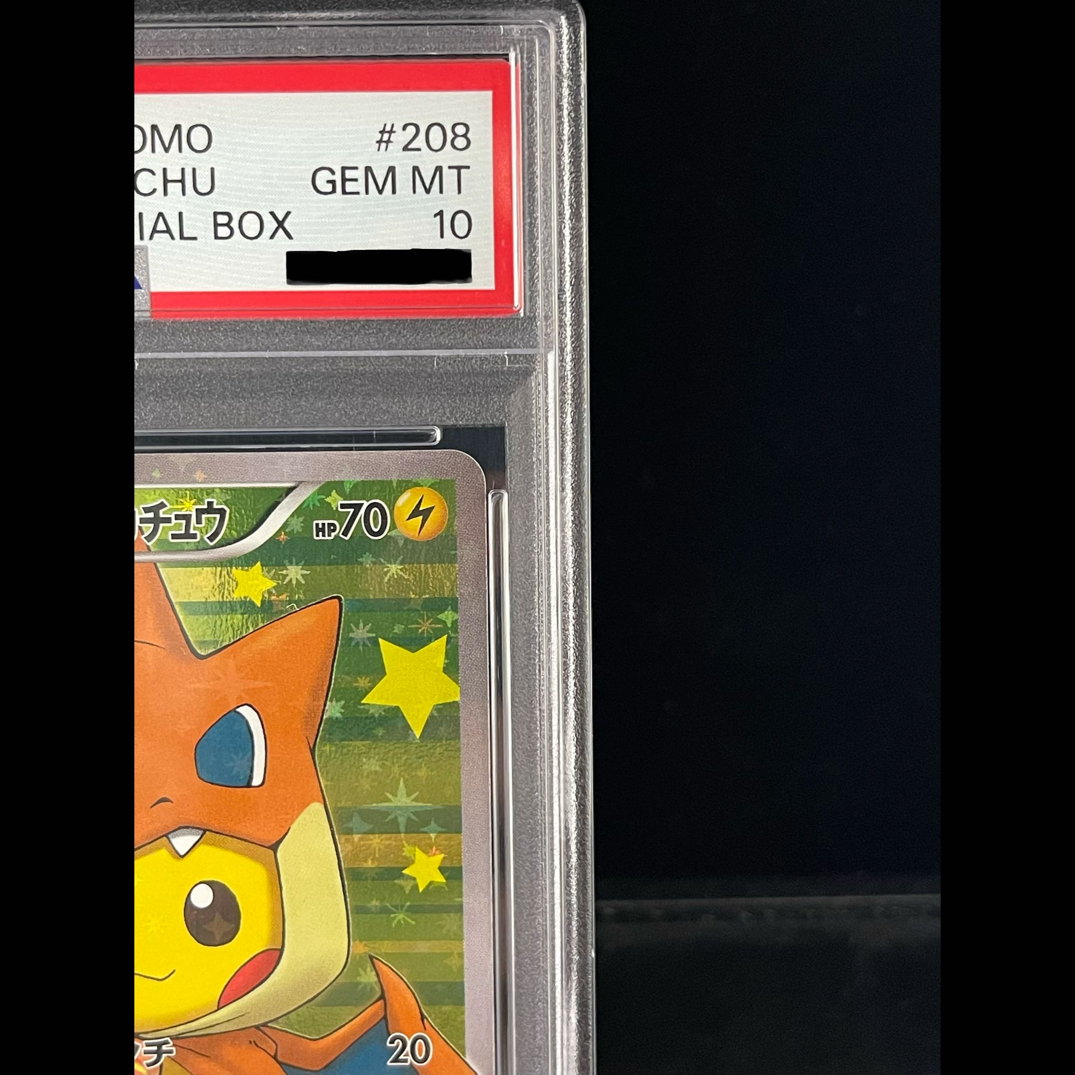 PSA10] Pikachu PROMO 208/XY-P in poncho 1枚