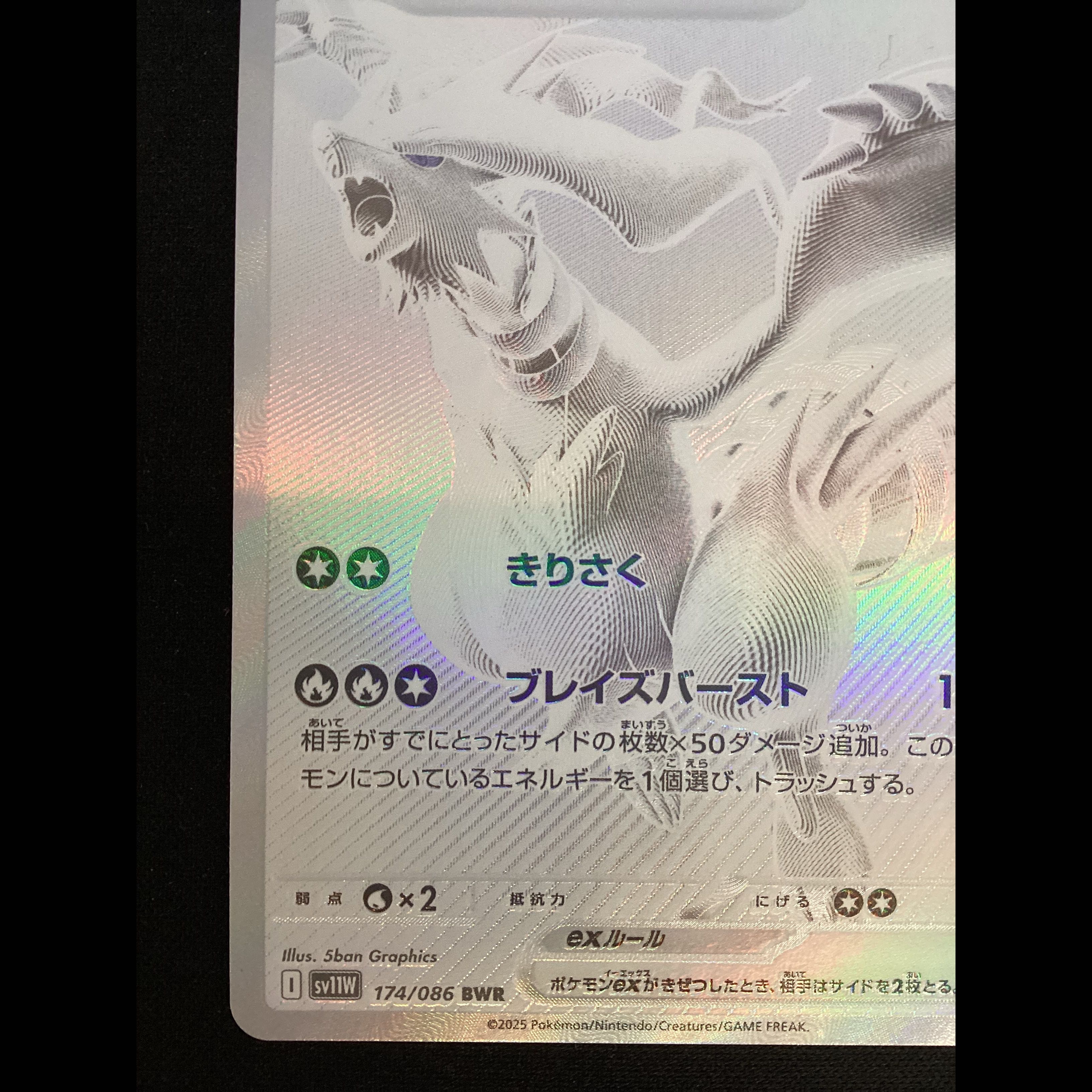 ① レシラムex BWR 174/086 1枚