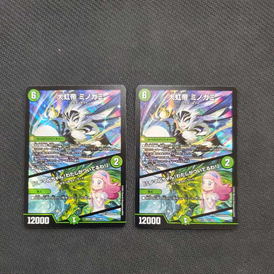 set of two sheets Set of 2 Minogami｜"Minomaru-chan! I've got your back!" SR 11/89