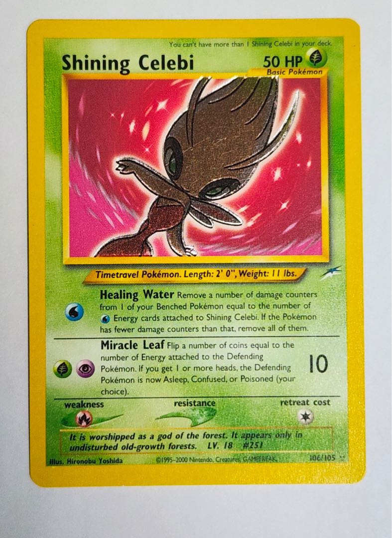 ポケモンカード ひかるセレビィ Shining Celebi 英語版の通販 mein 