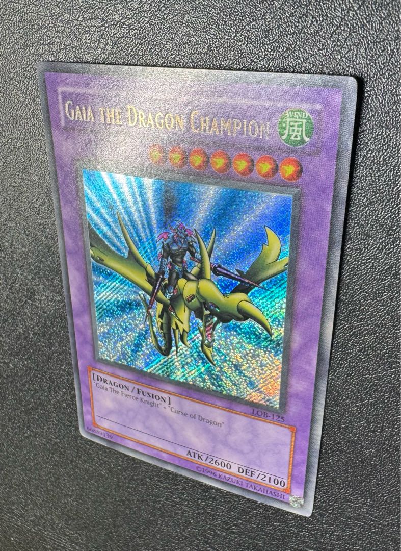 English LOB-125] Gaia the Dragon Champion / Dragon Family / Yu-Gi-Oh / Asia Secret 1枚