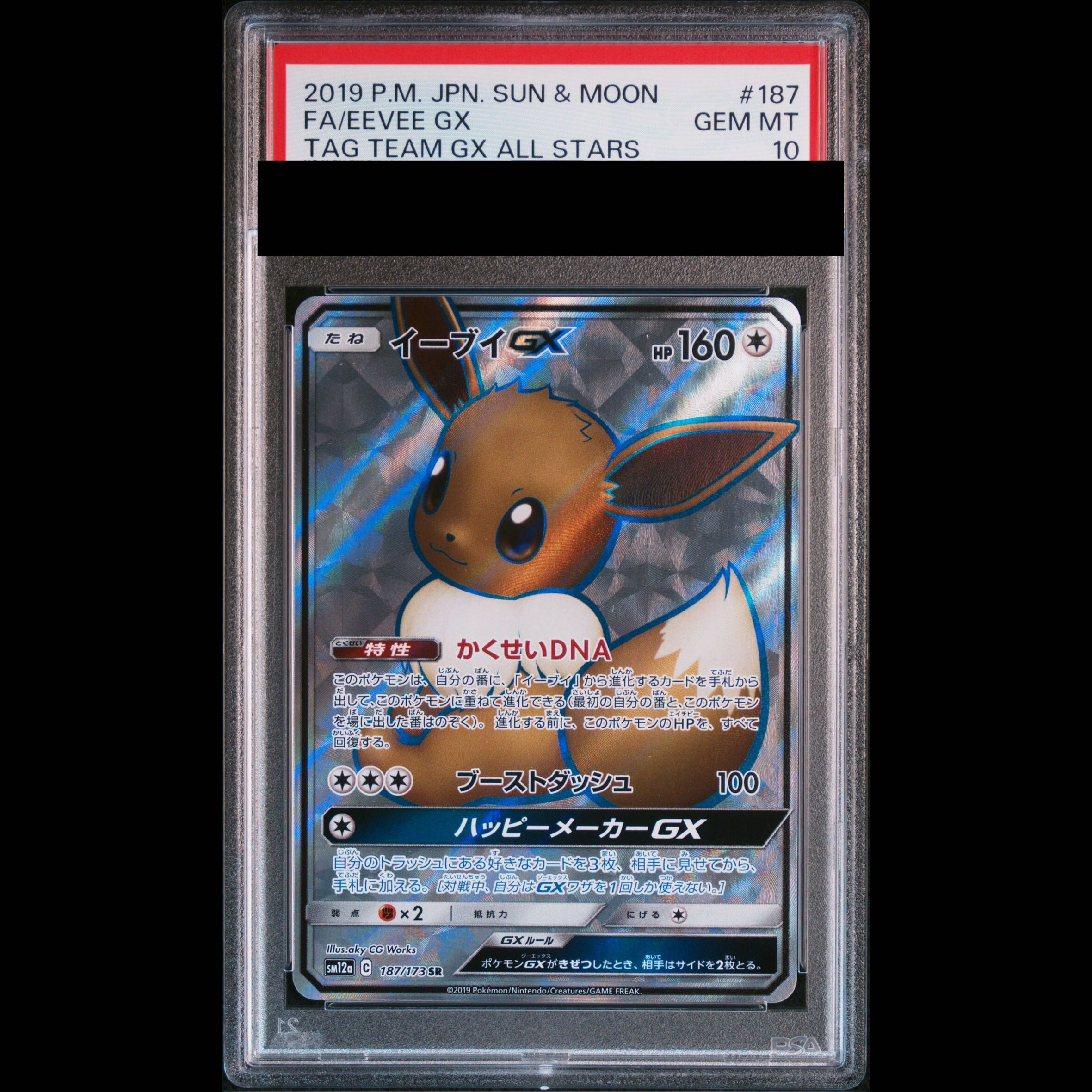 [PSA10] EeveeGX SR 187/173 1枚