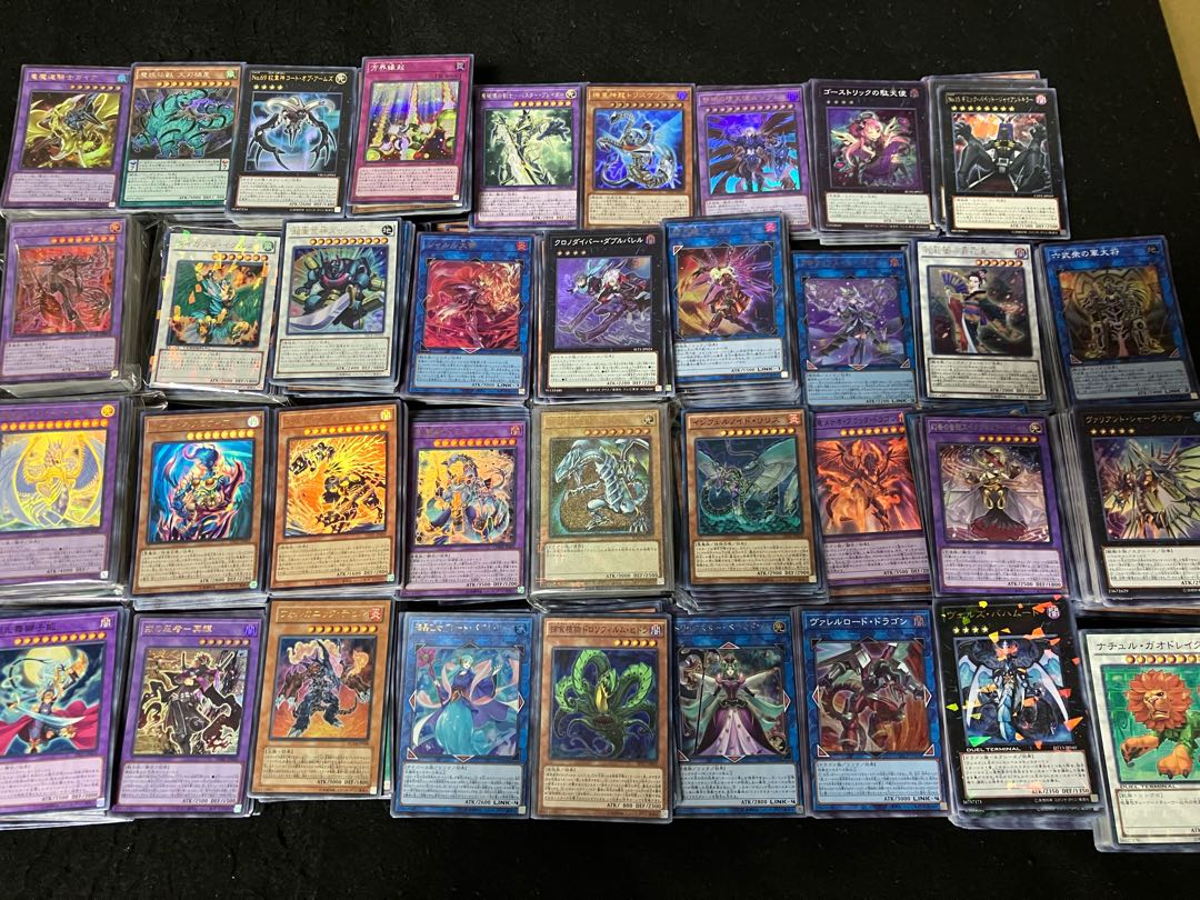 遊戯王 構築済みデッキ デッキパーツ等 まとめ売り 約1万枚 引退 爆 