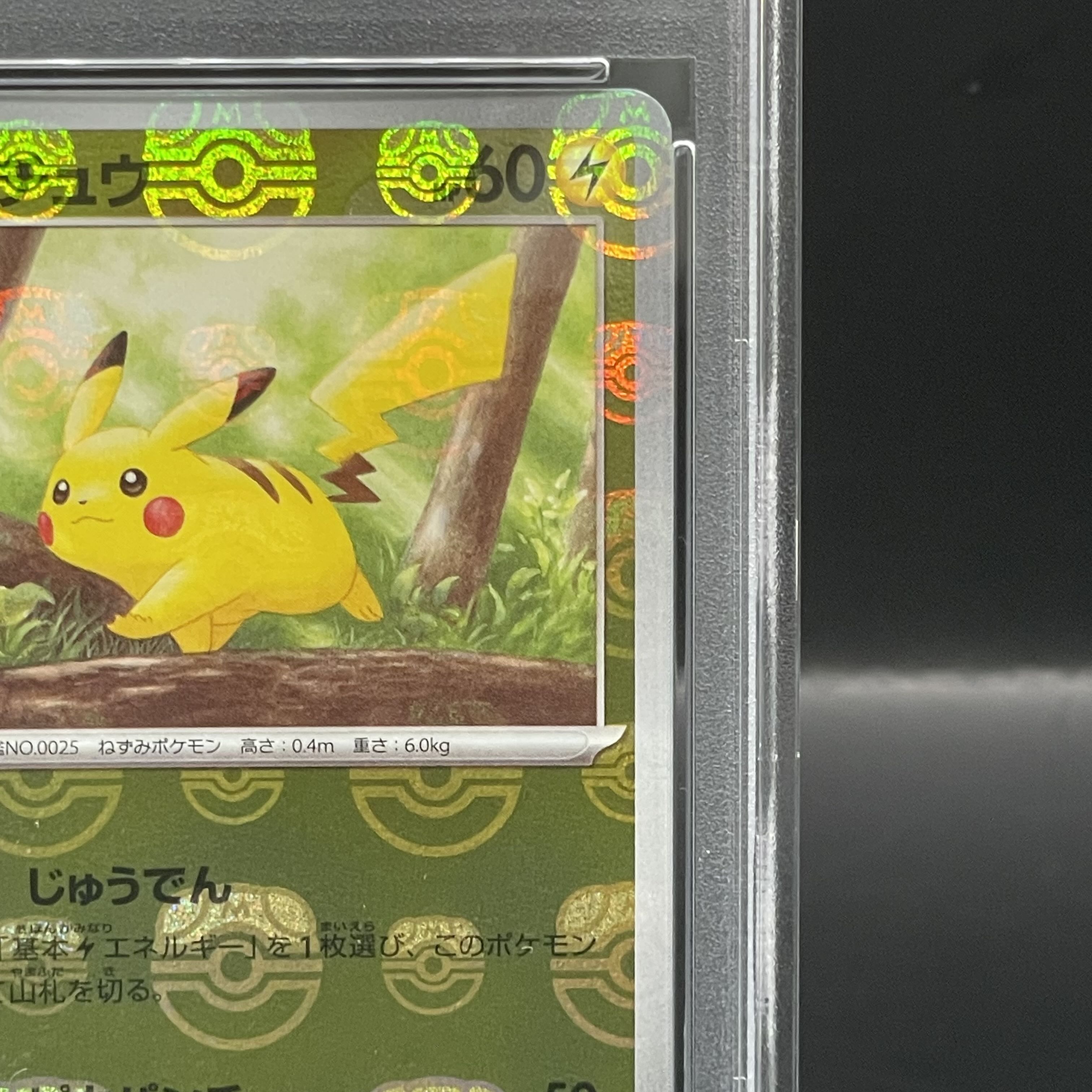 PSA10] Pikachu (Master Ball Pattern/Mirror) C 025/165