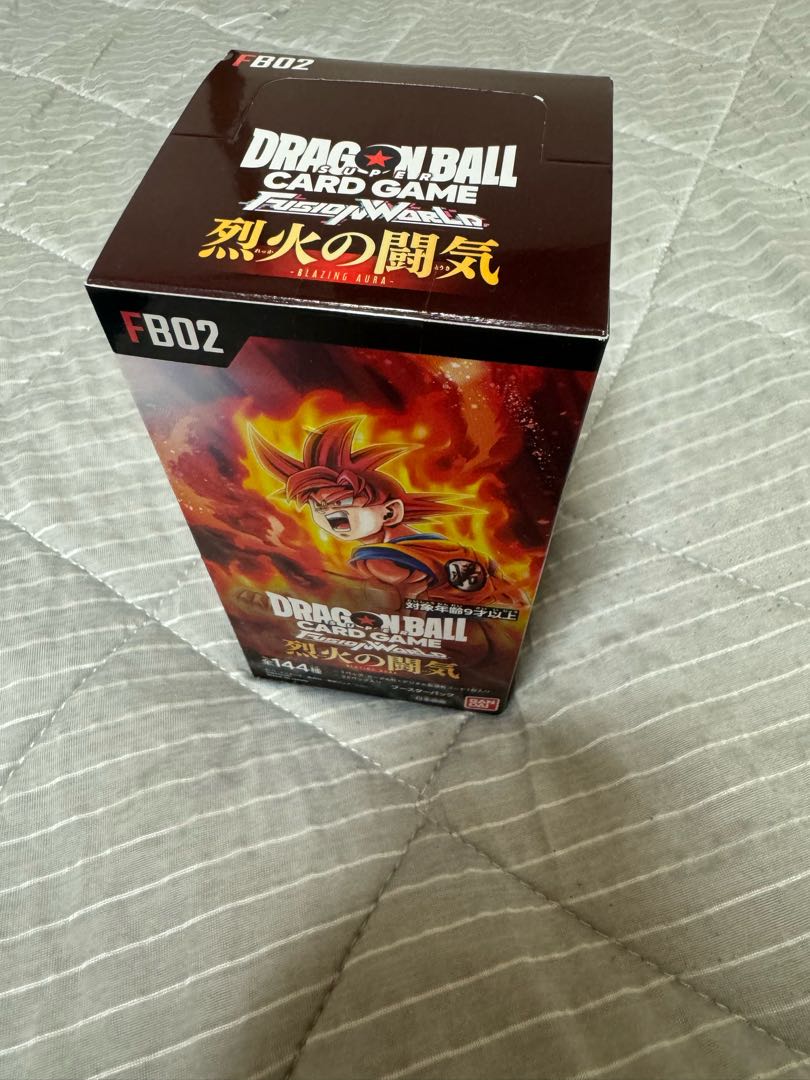 ドラゴンボール フュージョンワールド ブースターパック　烈火の闘気 [FB02] 未開封BOX  1BOX