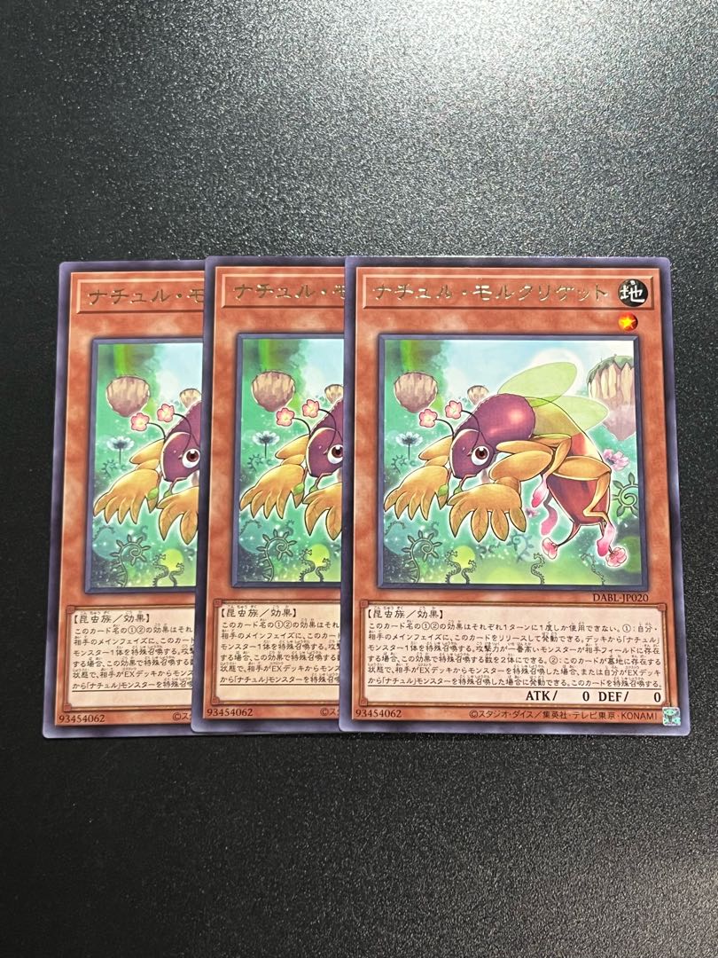 遊戯王スタジオ 3枚 ナチュル・モルクリケット レア JP020