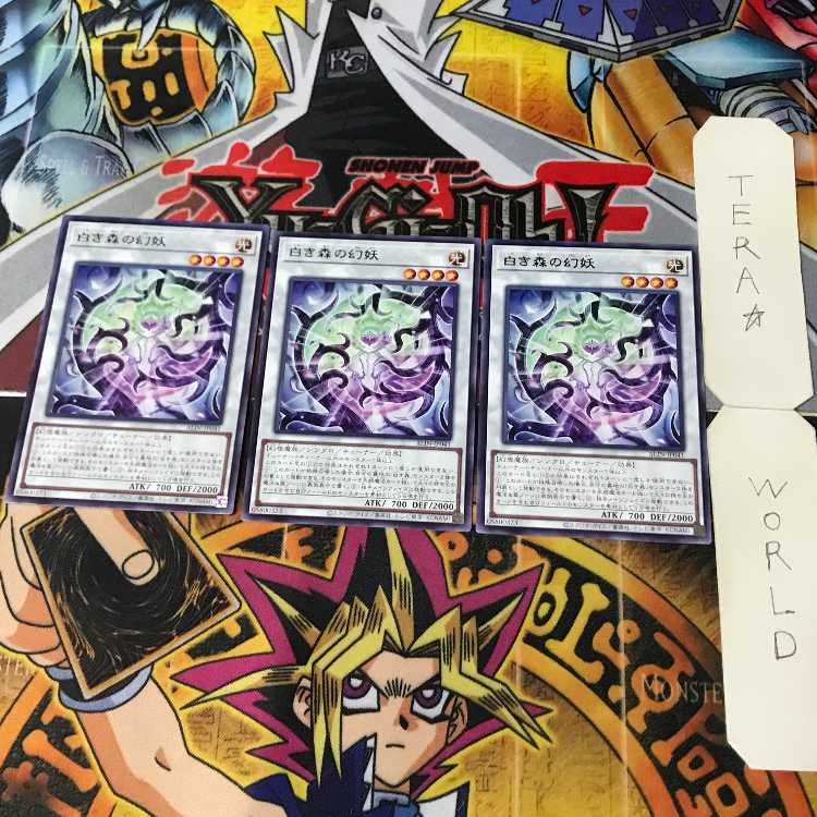 White Forest Genshi ALIN 1 Rare Shin, set of 3 Tera.