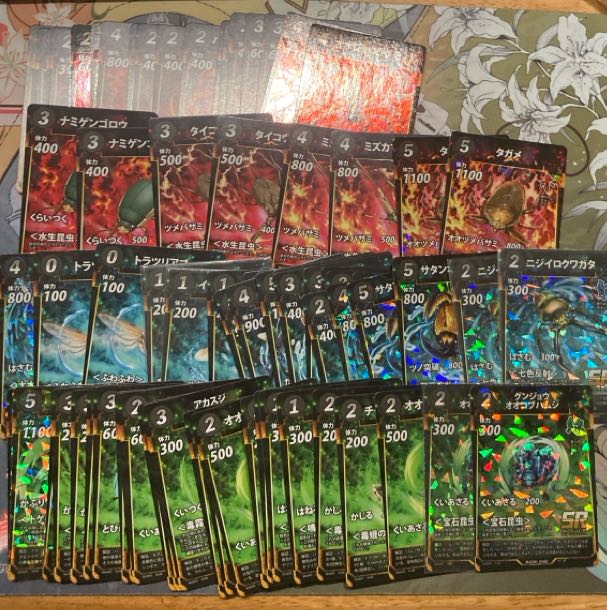 蟲神器3弾SR以下コンプ2枚ずつ 2枚