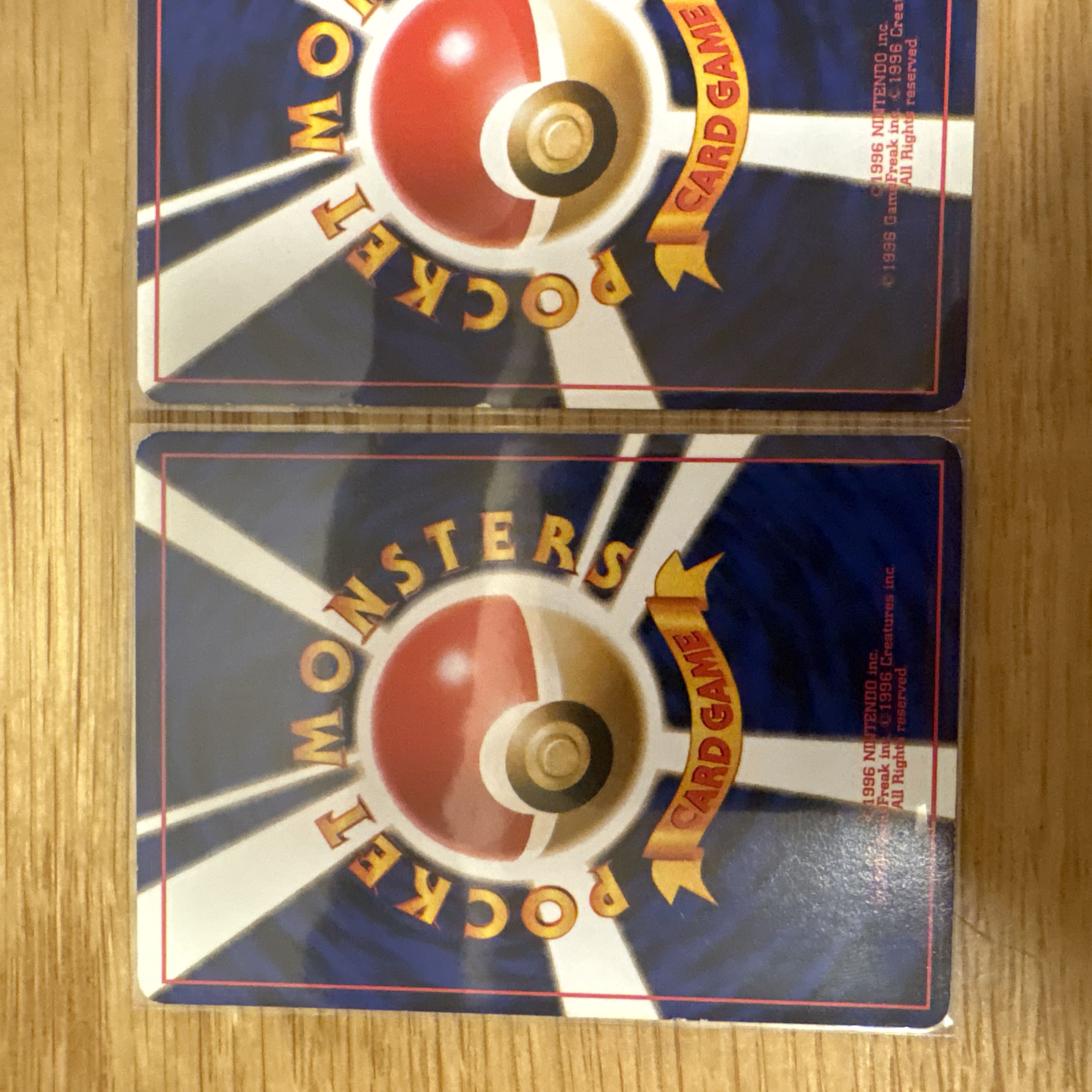 【旧裏まとめ売り】ゼニガメ　ポケモン進化ラインセット｜当時物 3枚