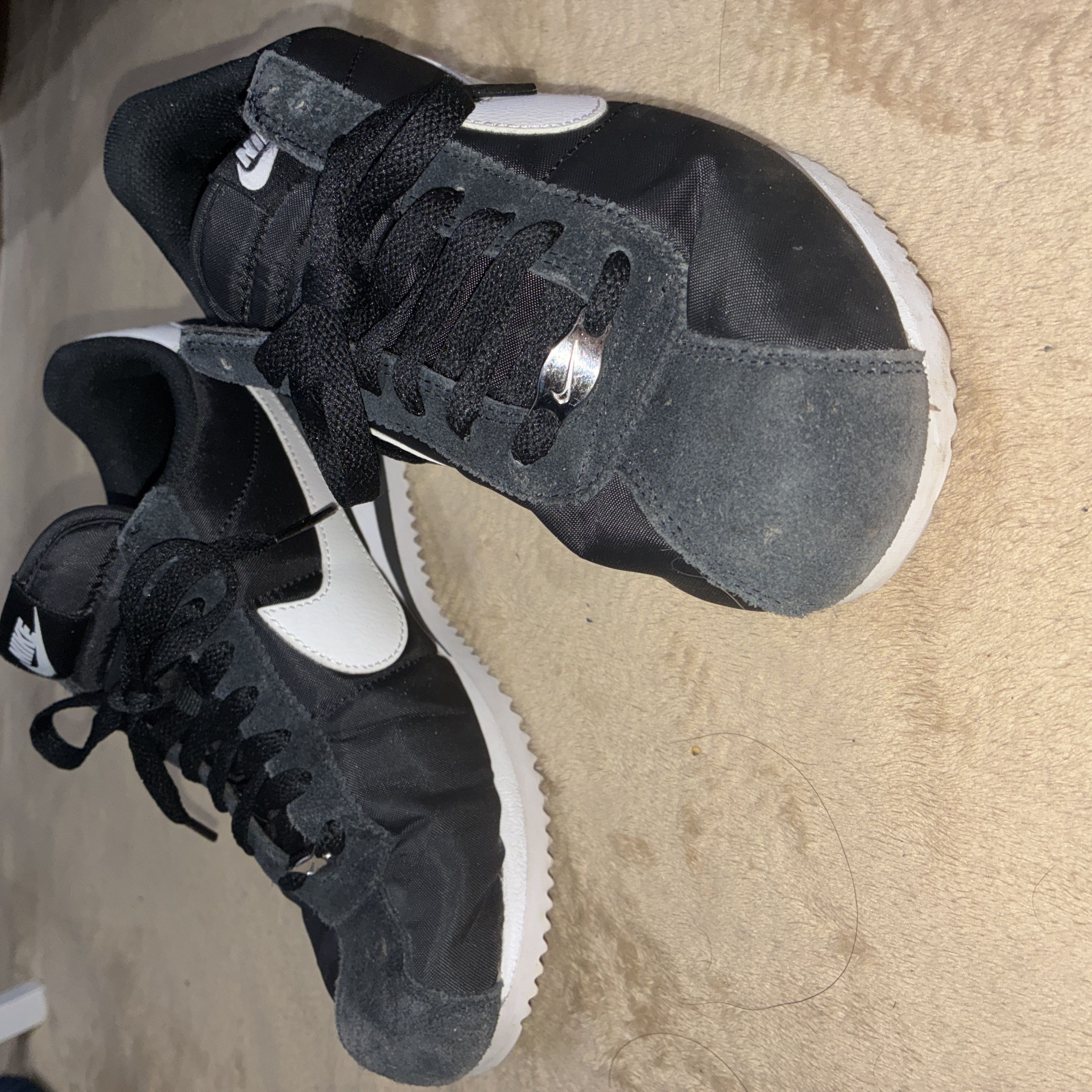 Nike Cortez Black/White, Size 24.5 cm 24.5cm