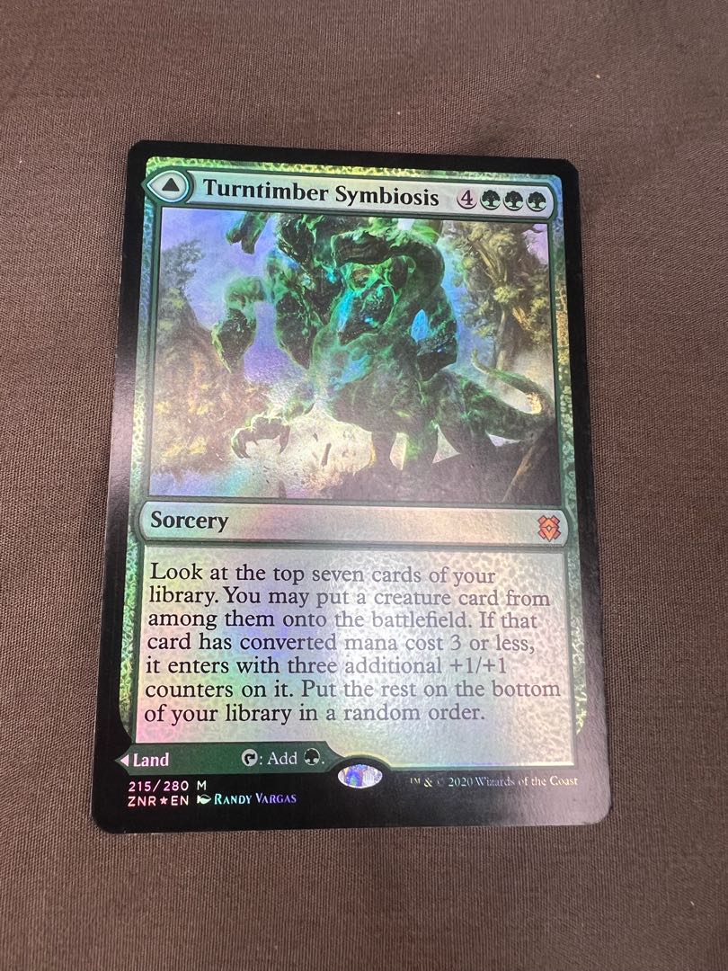 FOIL Turntimber Symbiosis / Turntimber Symbiosis / Undulating Forest, Strange Trees / Turntimber, Serpentine Wood ZNR 1枚