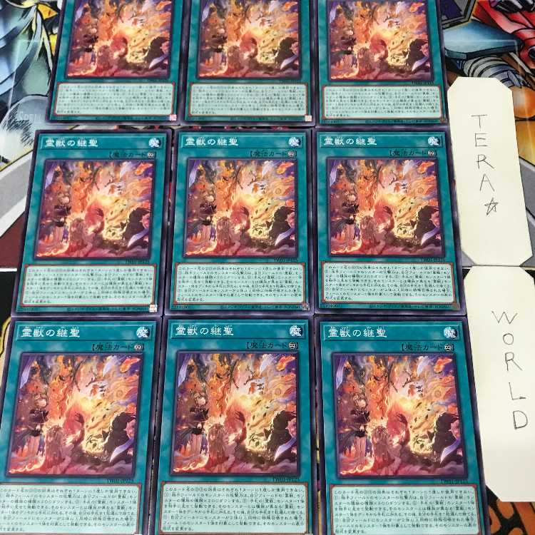 霊獣の継聖 TW01 1 ノーマル 魔法 9枚セット てら 9枚