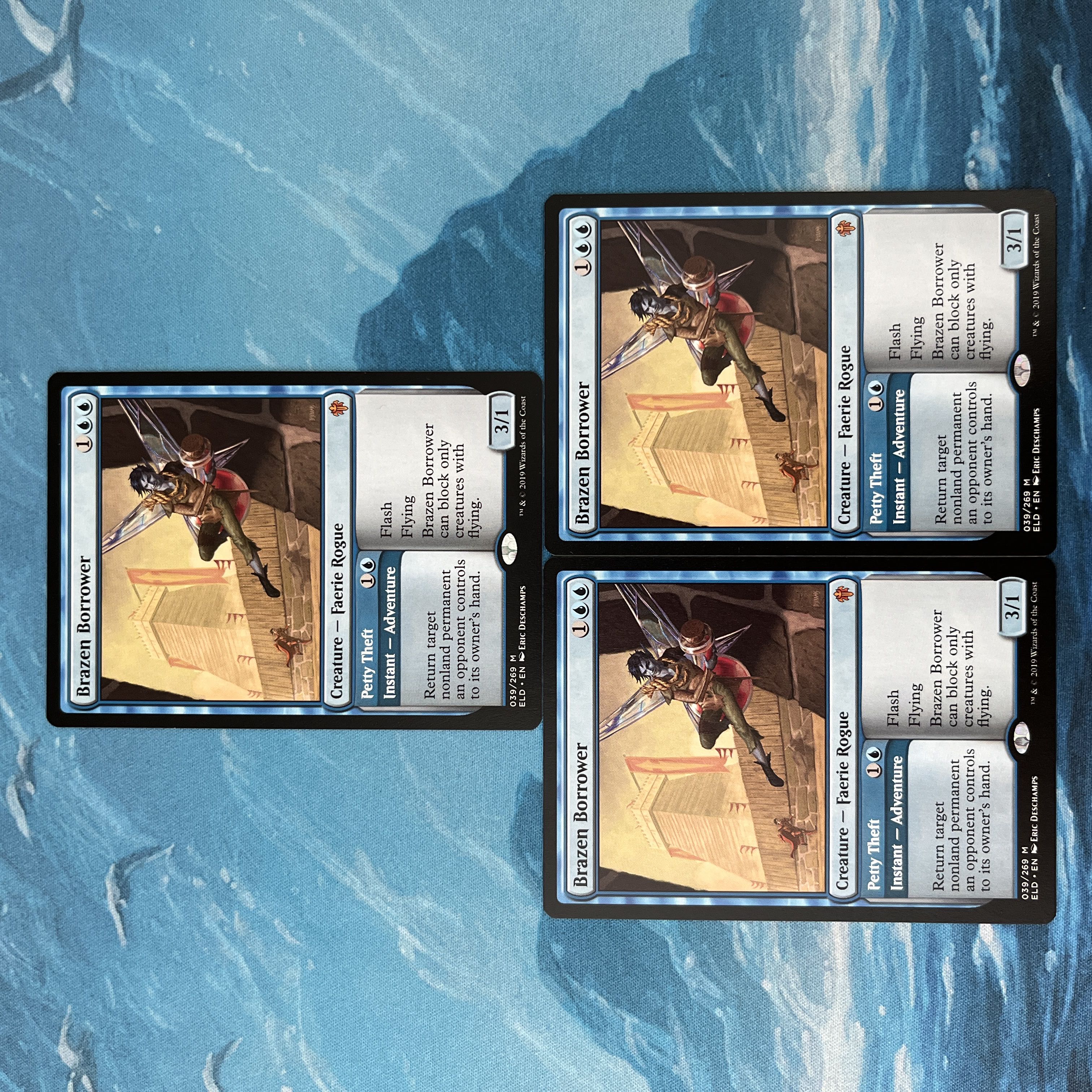 MTG 3-card Brazen Borrower