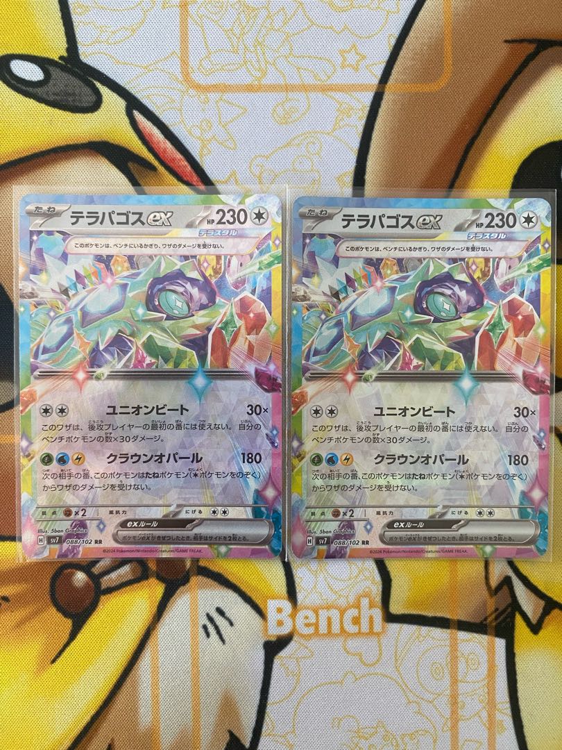 Pokemon Card Terrapagos ex RR ex