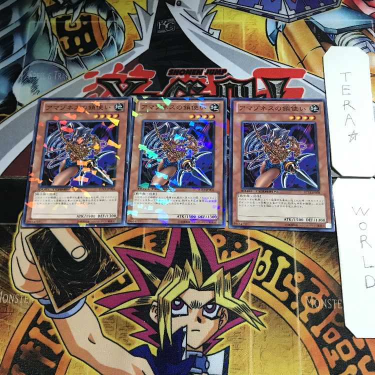 アマゾネスの鎖使い DT13 10 デュエルターミナル 3枚セット てら