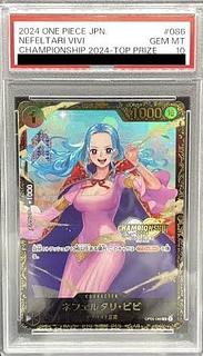 【PSA10】ネフェルタリ・ビビ (チャンピオンシップ2024・CS2024)(パラレル) R PROMO OP05-086 1枚