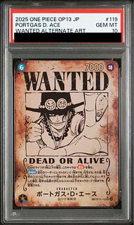 [PSA10] Portgas D. Ace (Parallel / Arrangement / OP13) [SP] {OP13-119} 1枚