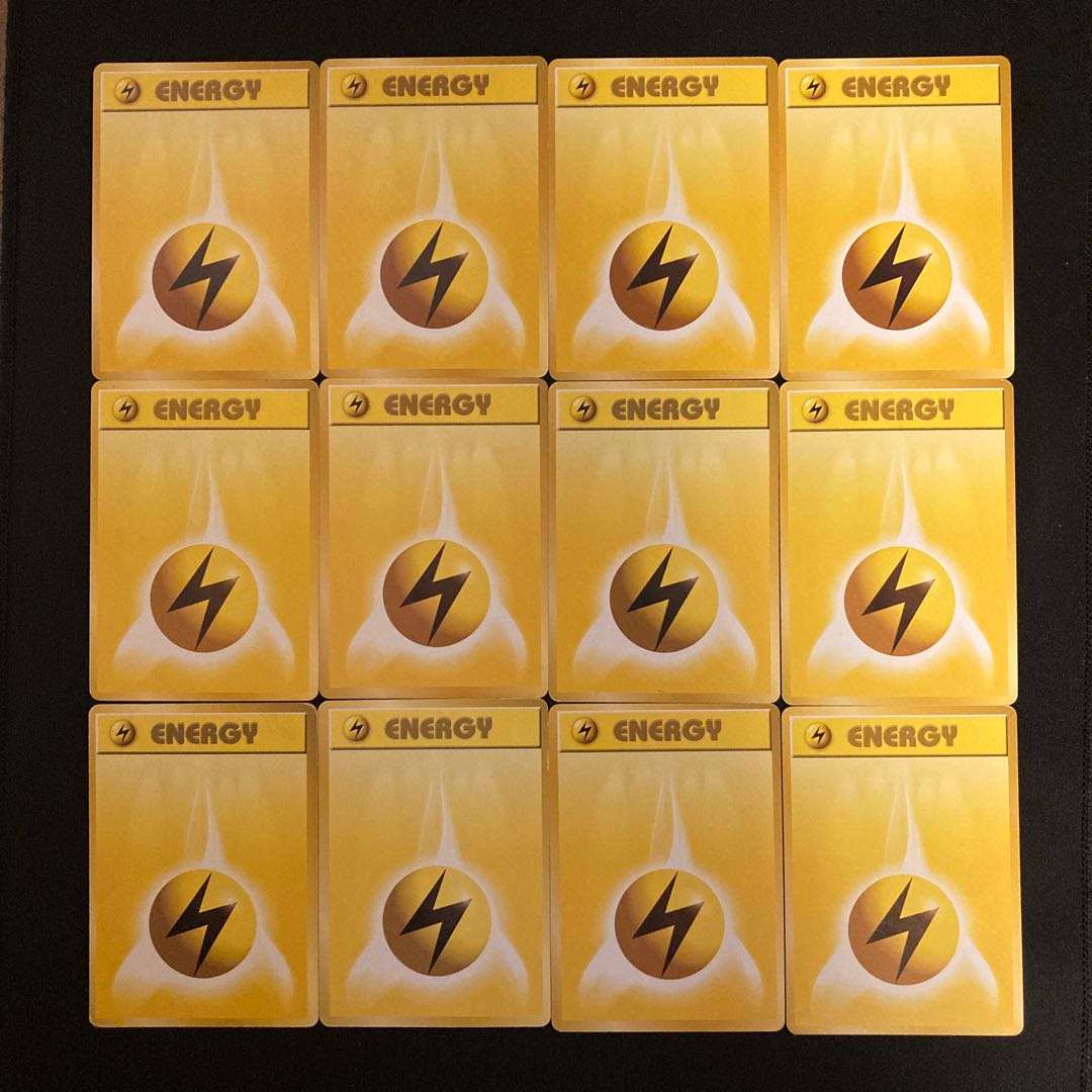 i239 LightningEnergy (Old Back Design) 12-Card Set Pokémon TreTre 12枚