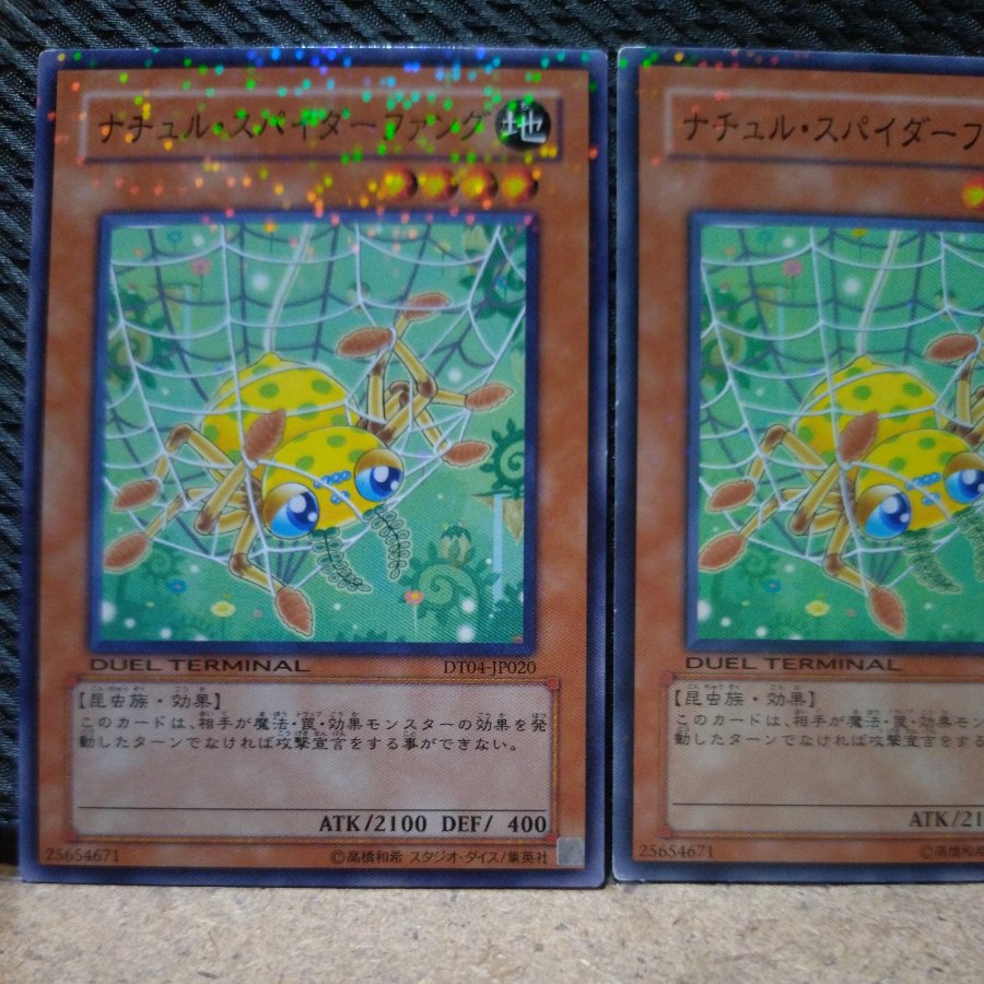 【ぽぽたん】遊戯王  6047  ナチュル・スパイダーファング ノーマル   2枚 2枚