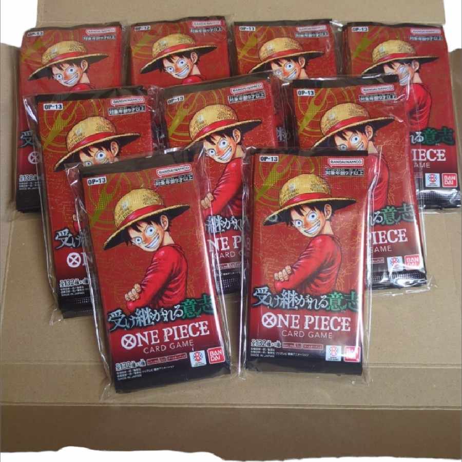 6PAC 6PAC ブースターパック 受け継がれる意志【OP-13】 未開封パック  6パック