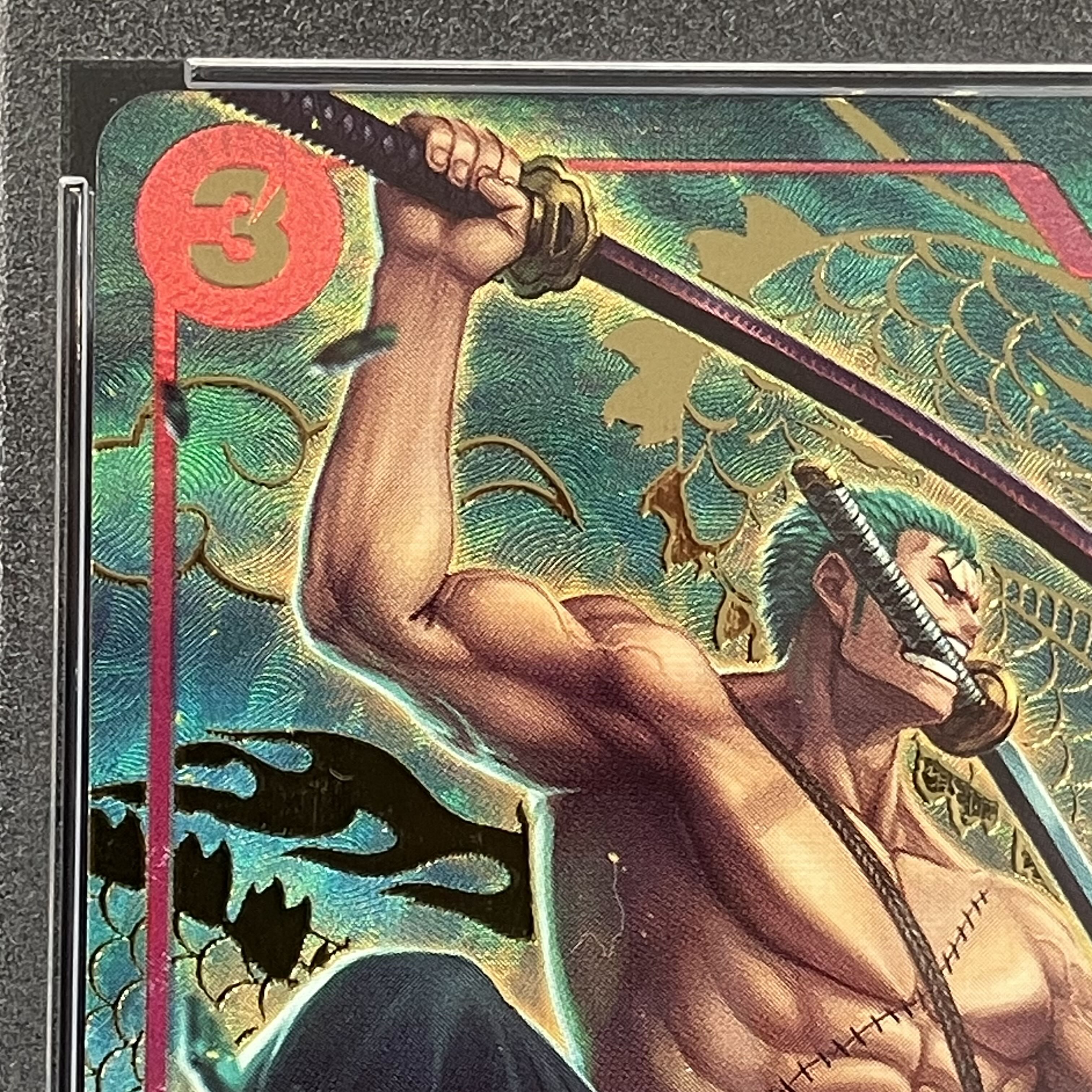 PSA10] Chinese Version 1st ANNIVERSARY SET Roronoa Zoro SR OP01-025 1枚