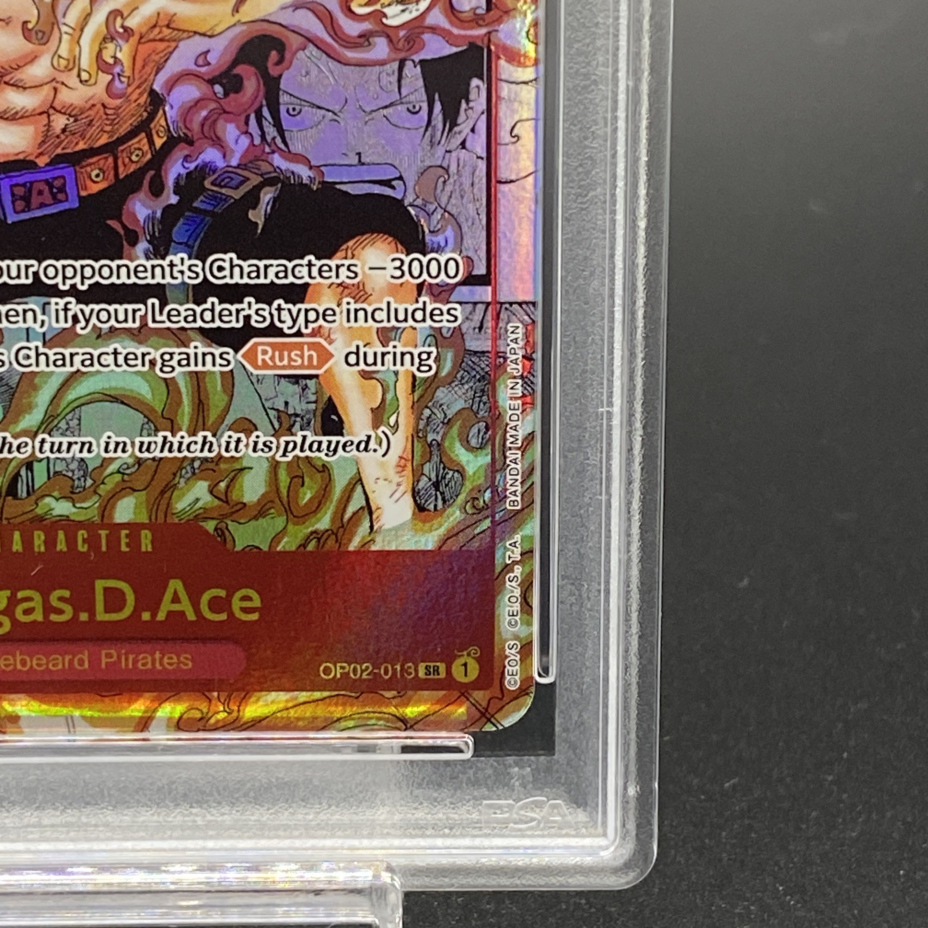 [PSA10] Portgas D. Ace 《English Edition》 (Comipara / Manga Background) [SR] {OP02-013}