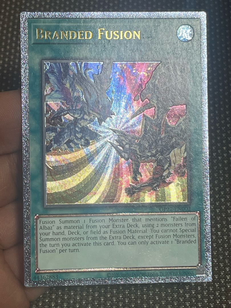 遊戯王　烙印融合　EU版(英語) レリーフ　OTS 1枚