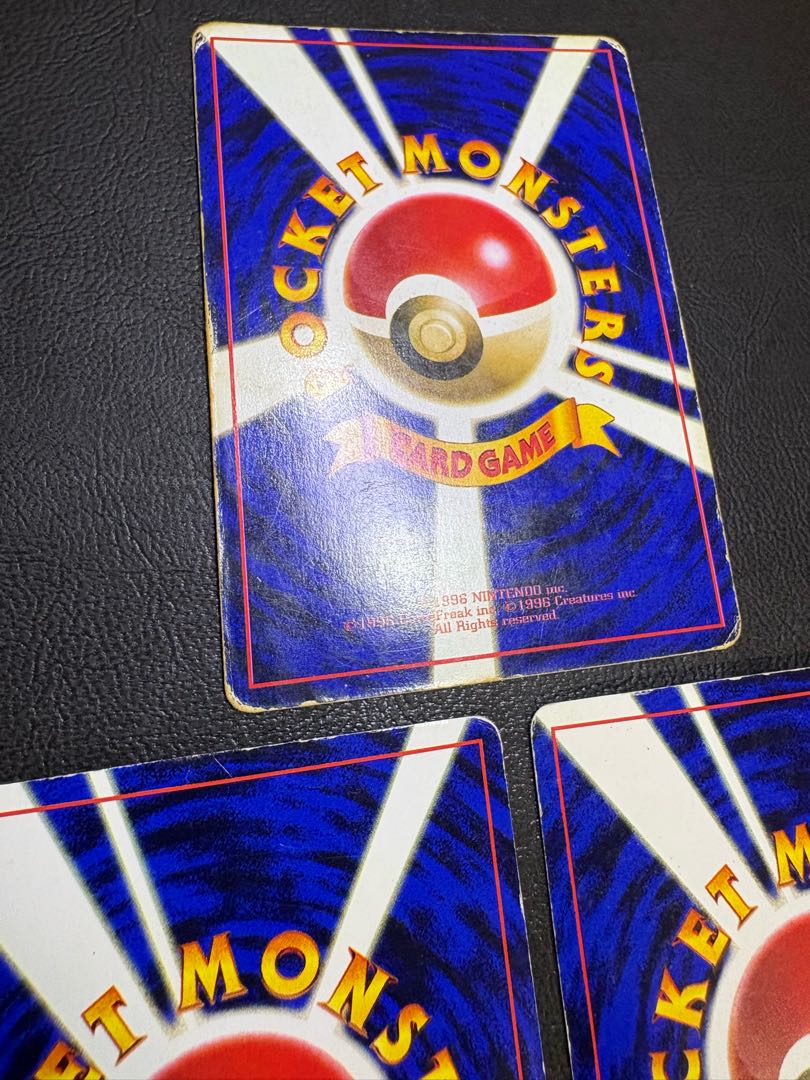 Pikachu & Mew & Mewtwo old back of generation World Hobby Fair special limited expansion sheet 3枚