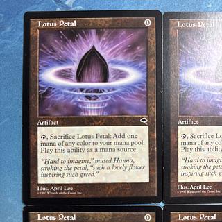MTG 4枚 水蓮の花びら 4枚